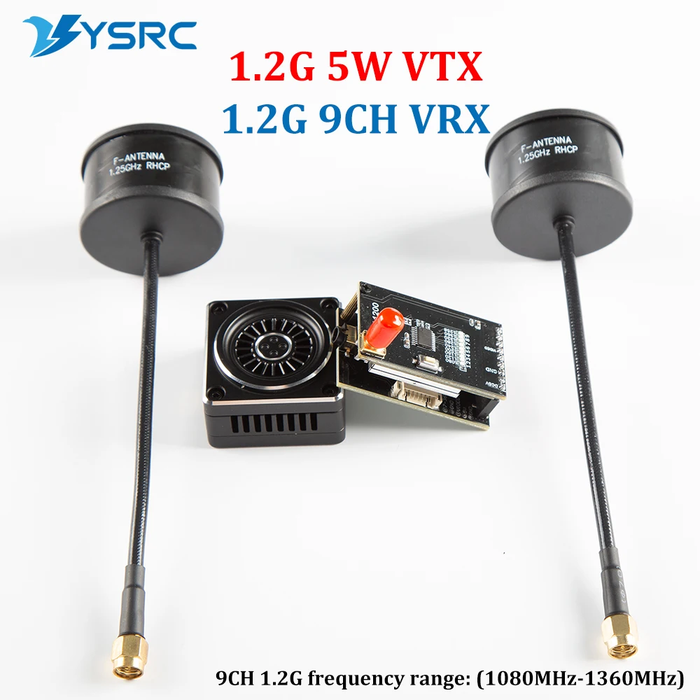 1.2GHz 5W FPV Transmitter & Receiver Set 1 1.2GHz 5W FPV Transmitter & Receiver Set