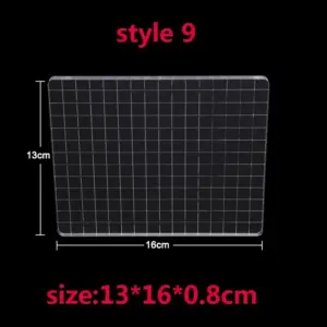 Set of Nine Clear Acrylic Stamp Blocks 16 S84010acb147f40c585c421614fe22725S