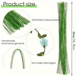 Versatile 14" Floral Wire Set - 100 Pieces 11 S841963ed66b14c8da52e4323a0838a5cN