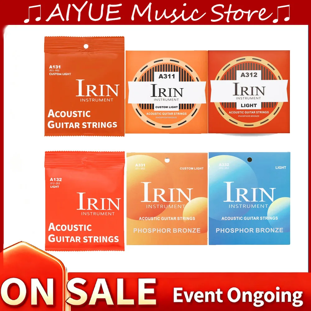 Vibrant IRIN Acoustic Guitar String Set 1 Vibrant IRIN Acoustic Guitar String Set
