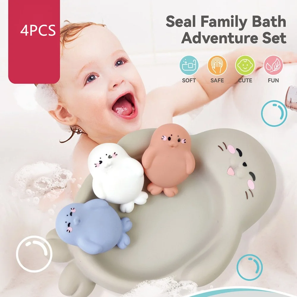 Floating Animal Toy Set for Bath and Pool 3 Floating Animal Toy Set for Bath and Pool - Image 3