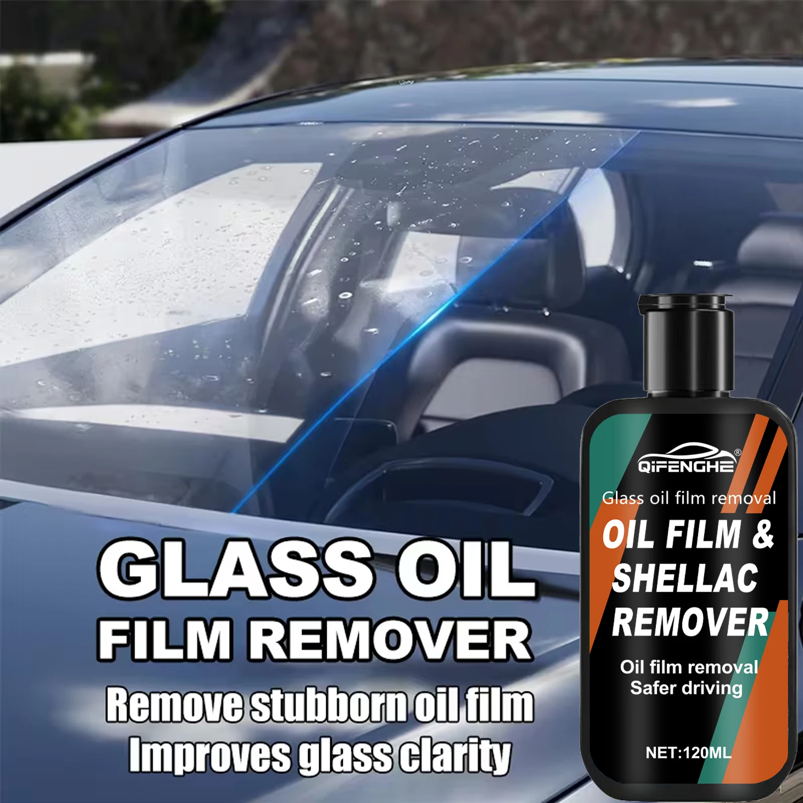 120ml Automotive Glass Cleaner and Oil Film Remover 4 120ml Automotive Glass Cleaner and Oil Film Remover - Image 4