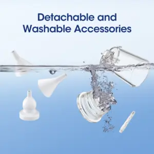 Wireless White Ear Cleaner with Adjustable Suction 11 S849d3217cbce411f8b2f8a9810fa85887