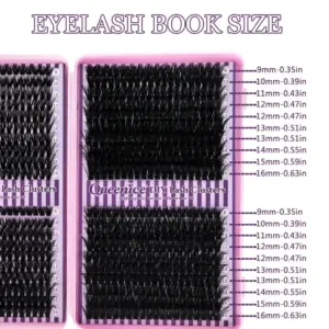 Queenice 800 Mixed-Length False Lash Clusters 9 S84c5c5e2481448b58c49f80e722566c1X