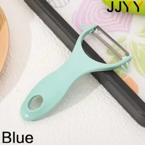 Light Blue Stainless Steel Vegetable Peeler 18 S84d752a3a66a42348dfcb9eb9a70bdf3Q