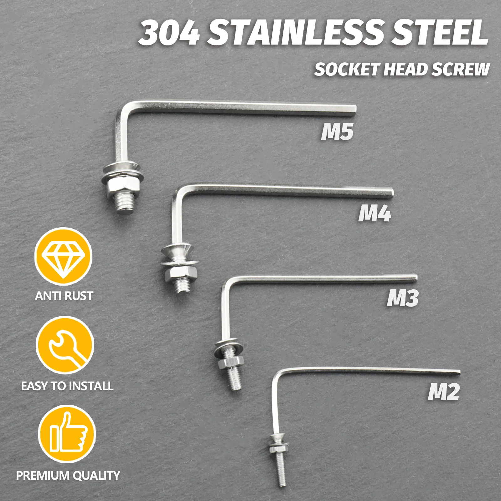 Stainless Steel Hardware Kit 880 pcs 5 Stainless Steel Hardware Kit 880 pcs - Image 5
