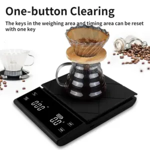 Black Digital Coffee Scale with Timer 8 S84ec7175eed2412f9dbf45fc31c6dd1fN
