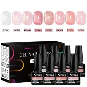 Elegant 8-Piece Jelly Gel Nail Polish Set 19 S8537556c277f478a95f7d43ddb6ac108f
