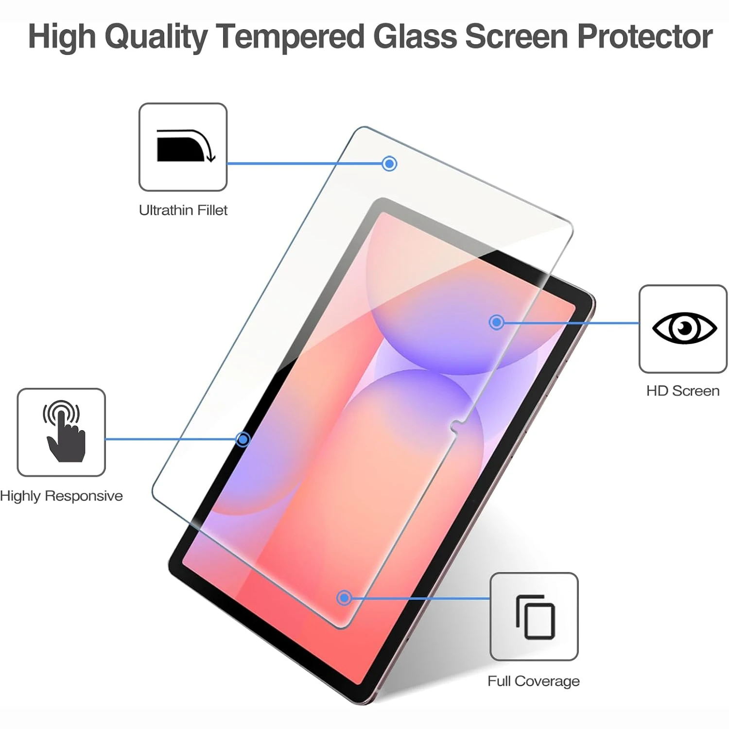 Samsung Galaxy Tab S10 Lite Tempered Glass Set 2 Samsung Galaxy Tab S10 Lite Tempered Glass Set - Image 2