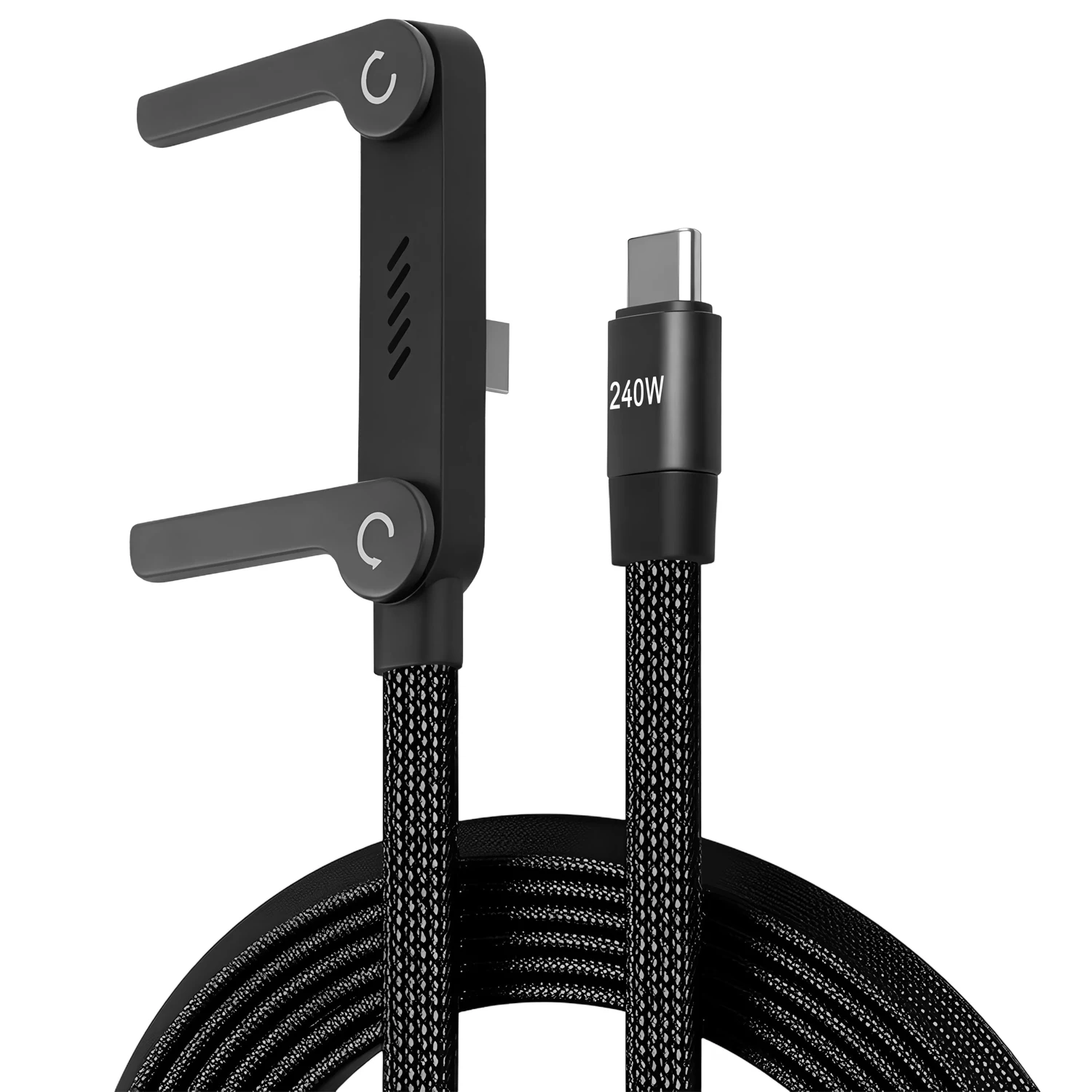 Foldable 2-in-1 Data & Phone Holder Cable 7 Foldable 2-in-1 Data & Phone Holder Cable - Image 7
