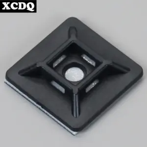 100pcs Nylon Cable Tie Mounts with 1600T Adhesive 15 S85a617251d0d4a48a58498b41f0aa8f91