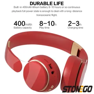 STONEGO Bluetooth Headphones with Active Noise Cancellation 12 S85bc27ca05974b64b918f2aa6fdfba422