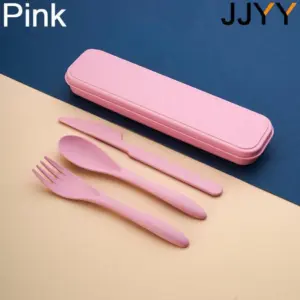 Stylish Light Blue Portable Cutlery Set 18 S8605761ae06b4192b50b776f18a7c28eE