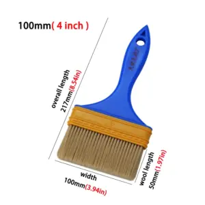 Blue Plastic Handle Wire Brush 1.0-5.0 mm Thickness 12 S8645fd18a0d64be6bda23c2352c326a6g
