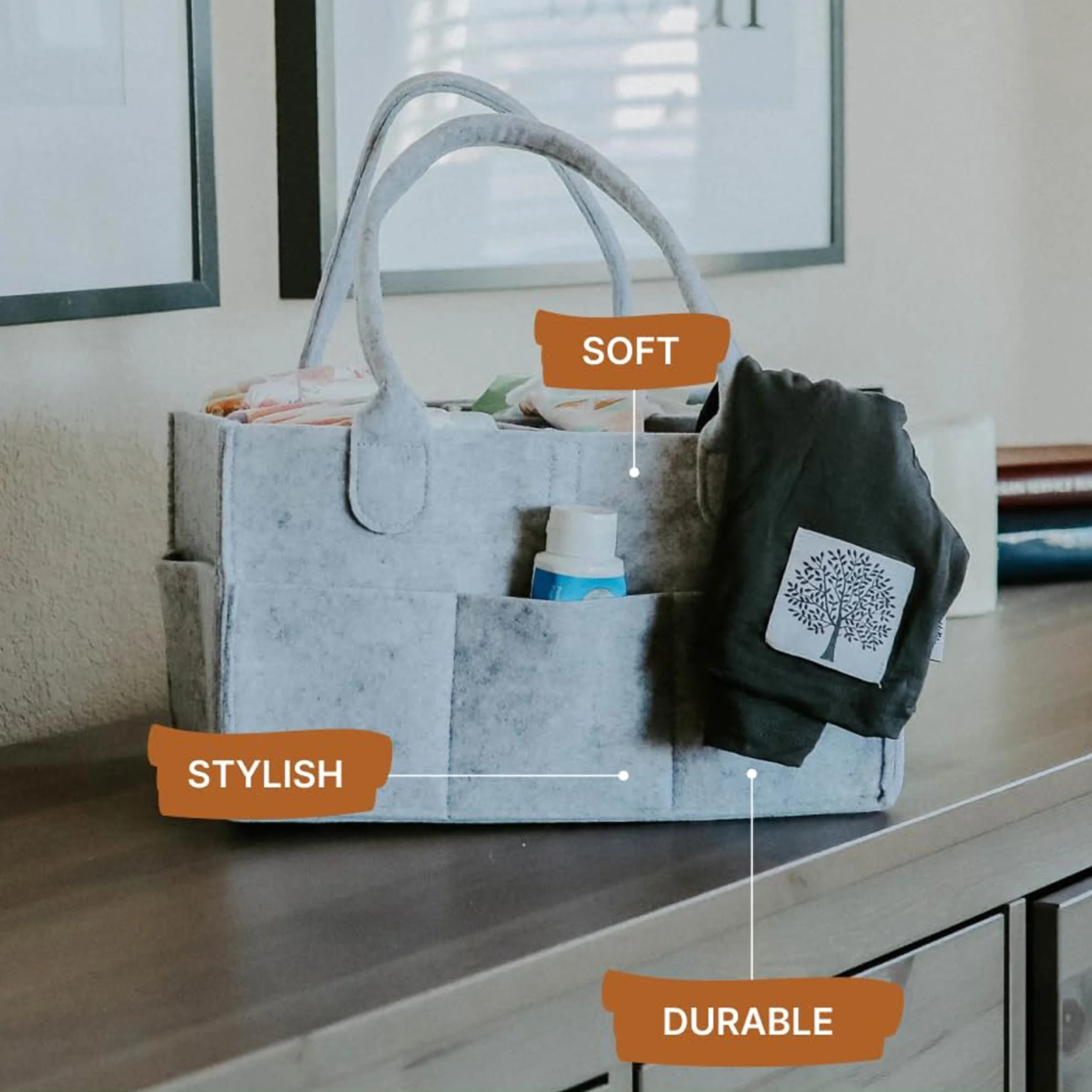 Baby Diaper Caddy Organizer for Nursery 4 Baby Diaper Caddy Organizer for Nursery - Image 4