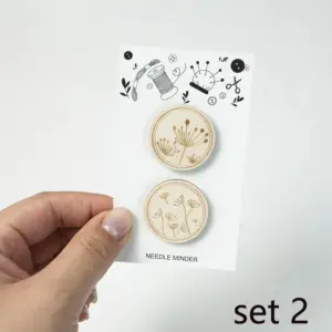 Handcrafted Wooden Needle Minders Set 15 S87571f2dbb17451d9ce5679c36e0e778i