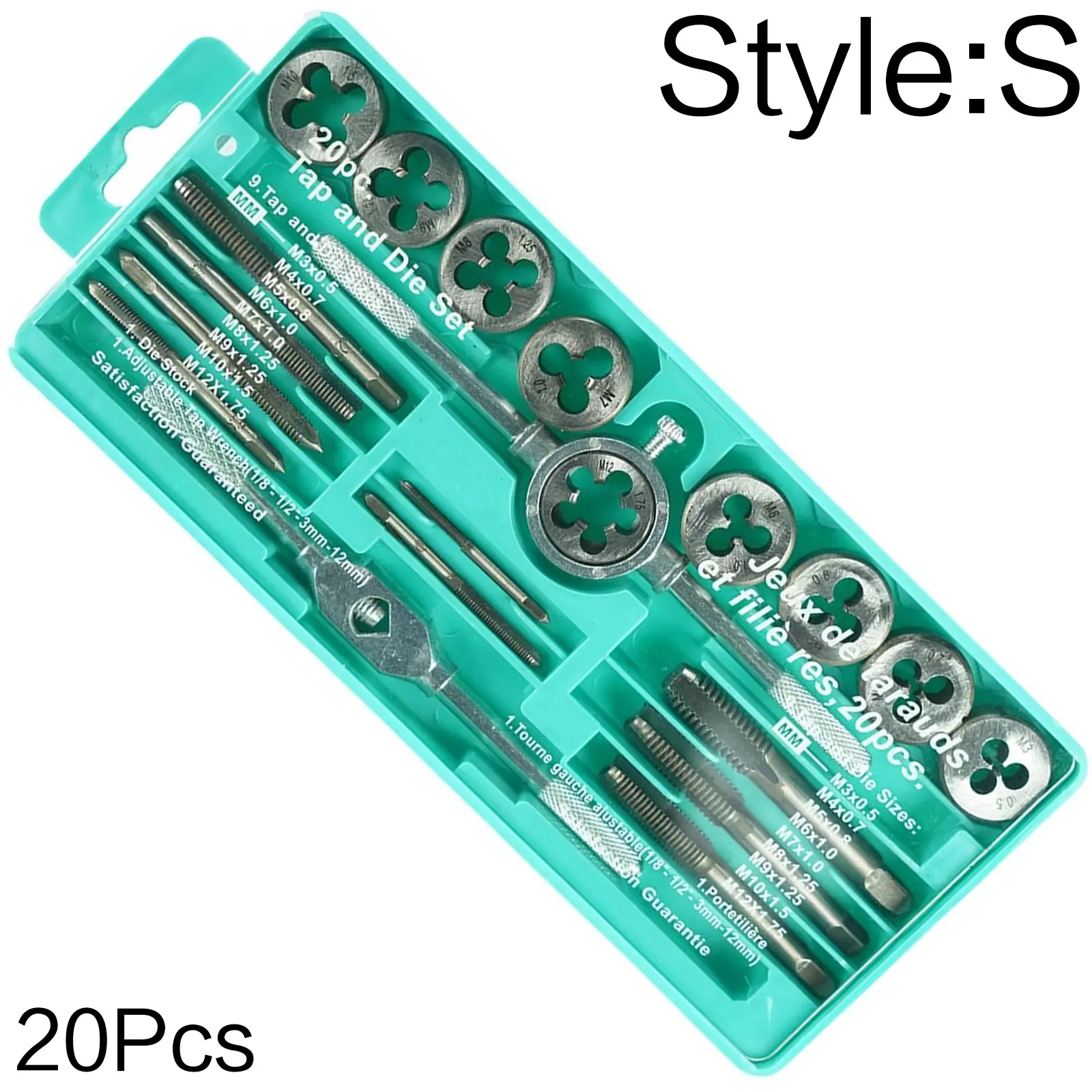 20-Piece Titanium Tap and Die Set for Precision Threading 8 20-Piece Titanium Tap and Die Set for Precision Threading - Image 8