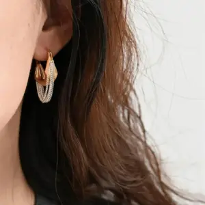 Contrast Drop Earrings with Irregular Shapes 8 S87a0393d996b4410a81af38901f0ca5f6