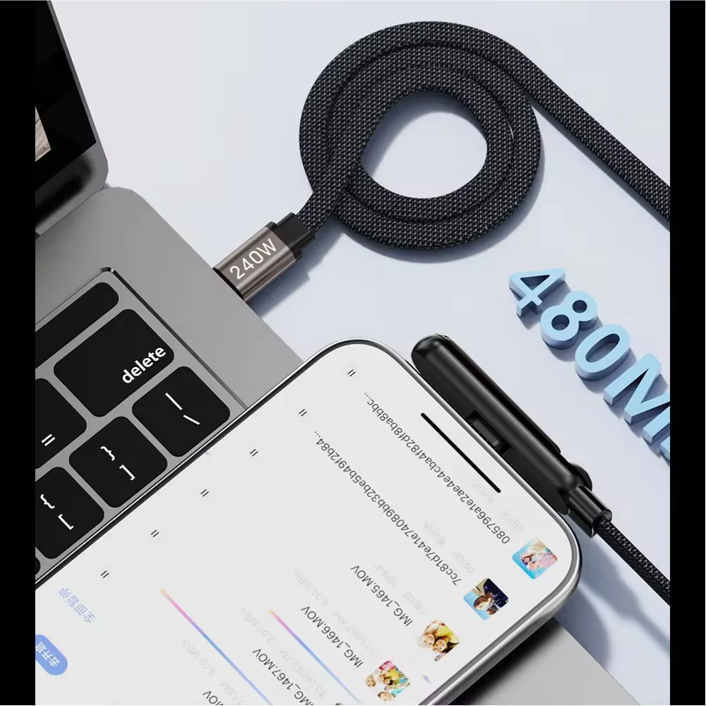 240W USB-C Charging Cable with Stand 5 240W USB-C Charging Cable with Stand - Image 5