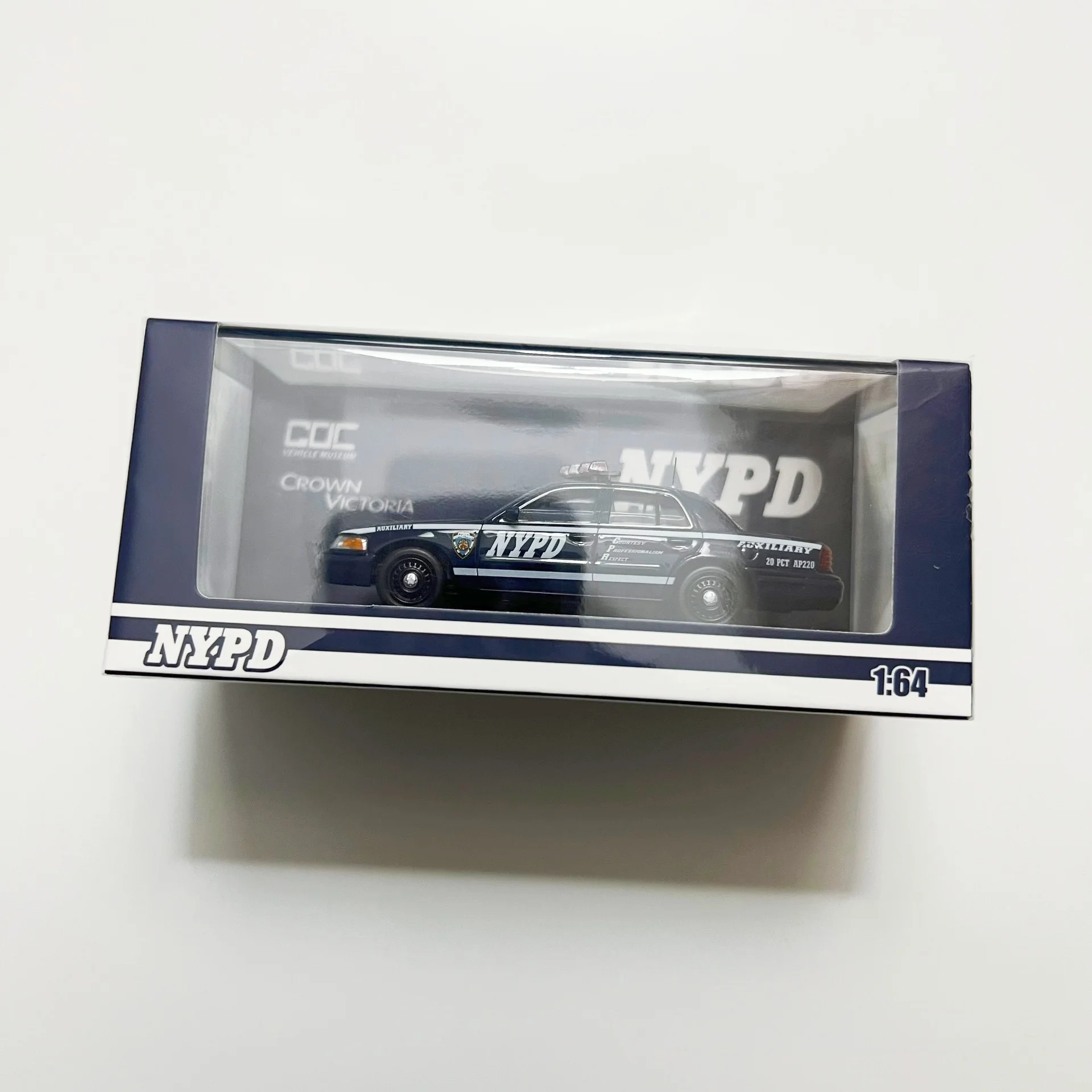 Victoria Crown NY Police Car Model 1:64 Scale 6 Victoria Crown NY Police Car Model 1:64 Scale - Image 6