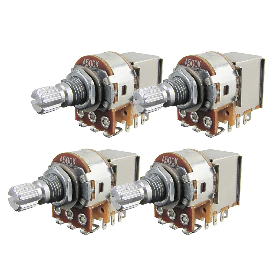 High-Quality Metal Push-Pull Guitar Potentiometers 9 High-Quality Metal Push-Pull Guitar Potentiometers - Image 9
