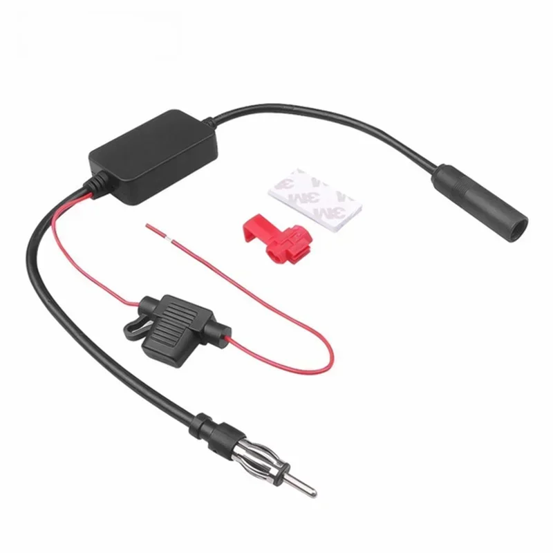 Black Car FM Signal Amplifier 25dB 80-108MHz 4 Black Car FM Signal Amplifier 25dB 80-108MHz - Image 4