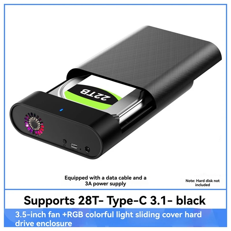 3.5-Inch SSD Enclosure with RGB Lighting 5 3.5-Inch SSD Enclosure with RGB Lighting - Image 5