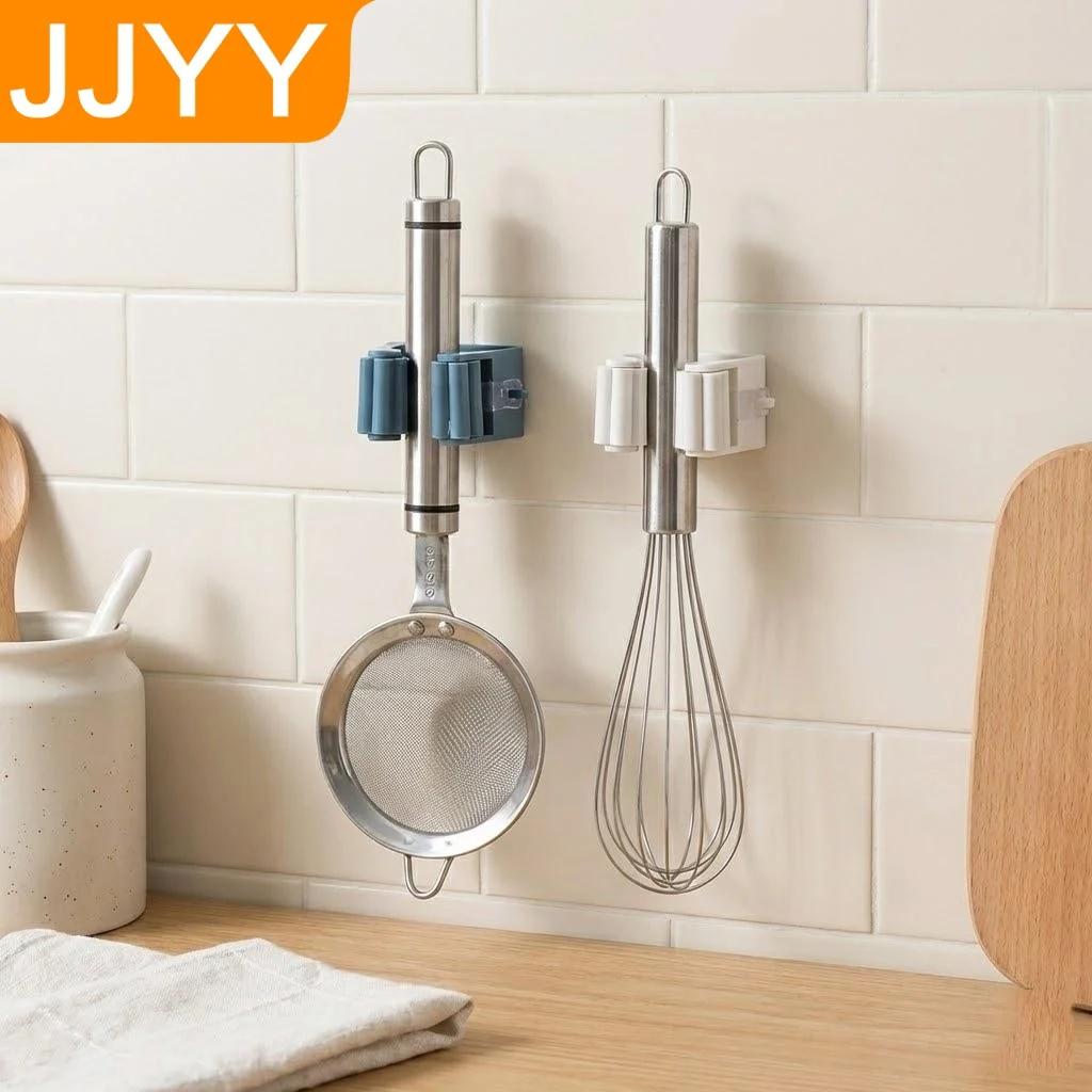 Modern Wall-Mounted Mop Holder in ABS 1 Modern Wall-Mounted Mop Holder in ABS