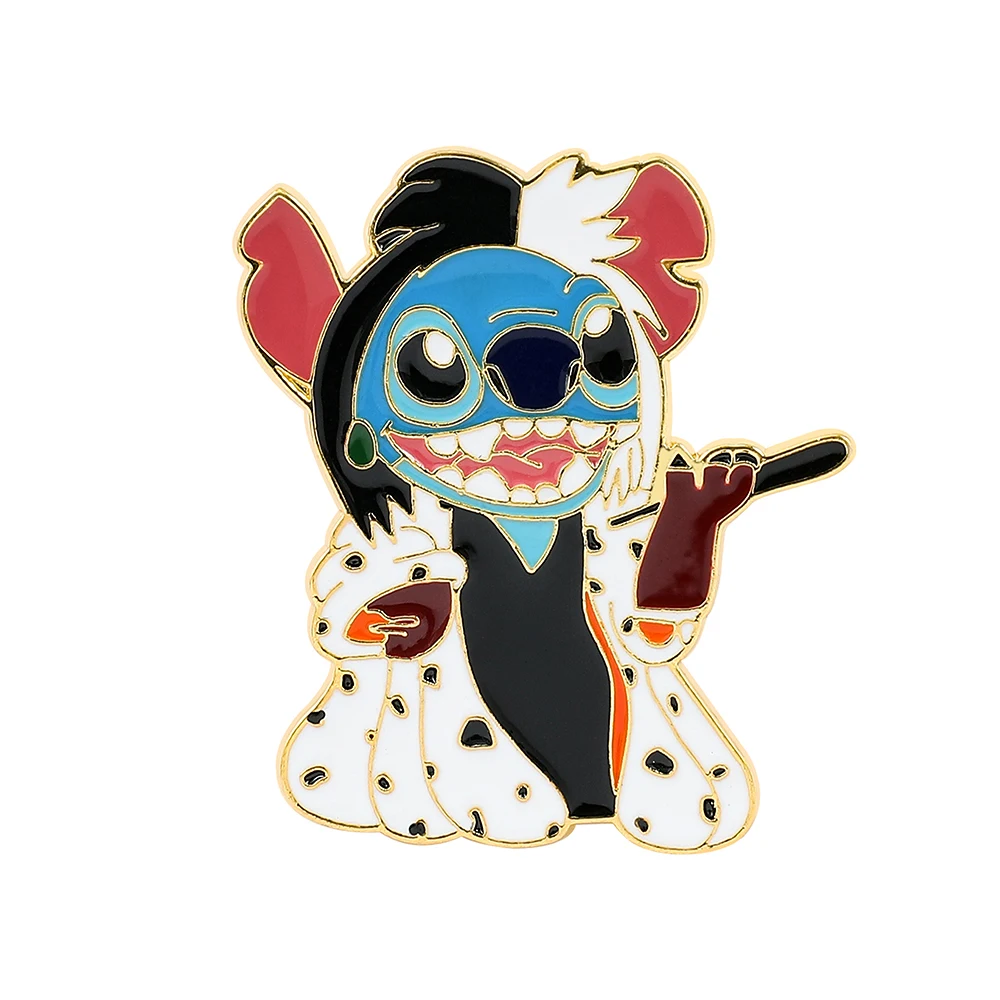 Disney Stitch & Angel Enamel Brooch Set 7 Disney Stitch & Angel Enamel Brooch Set - Image 7