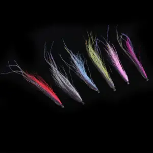 Vibrant Tube Fly Set for Salmon & Trout 7 S8b1766c9b1f844e49c089264d1062ef0j