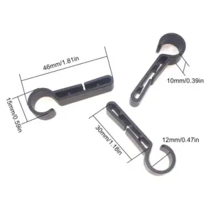 Black Helmet Clip for Headlamp Attachment 12 S8b760c6b824b403ca6df005faae791baC