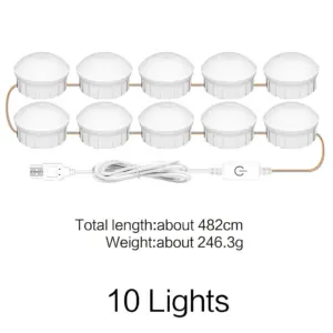 Adjustable LED Makeup Mirror with Customizable Lighting 18 S8b86a9c719c64eafbb39de6787b91d5dl