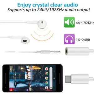USB C to 3.5mm Headphone Adapter for iPhone 8 S8b9025edf5ab42d5bf2aa8d6add504c7d