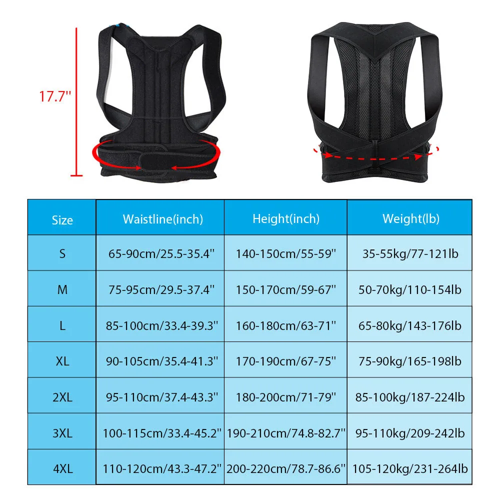 Adjustable Breathable Posture Support Belt 2 Adjustable Breathable Posture Support Belt - Image 2