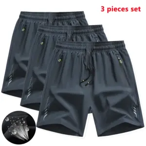 Set of Three Men's Summer Athletic Shorts 7 S8c1bdafff4984b03bdd0691d28b23c707