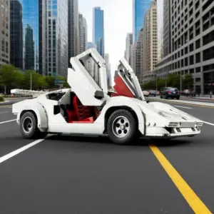 White Lamborghini Countach 5000 Building Set 8 S8c3e58fe529d4b5cbef32f875ef12a25G