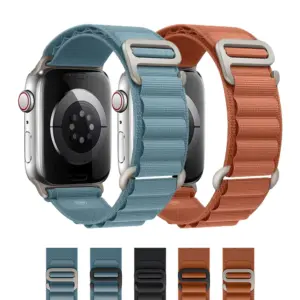Woven Nylon Apple Watch Strap for Series 38-49mm
