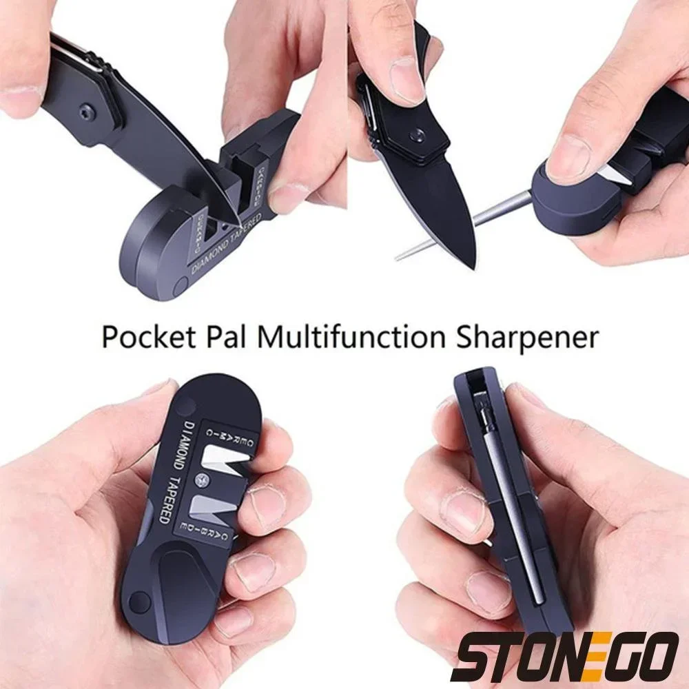 Compact Black Multifunctional Sharpening Tool 4 Compact Black Multifunctional Sharpening Tool - Image 4