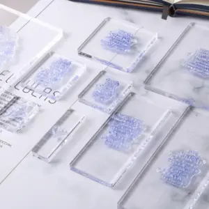 Set of Nine Clear Acrylic Stamp Blocks 15 S8e39bbbcc36b4f98a87e92885adf6bc0U
