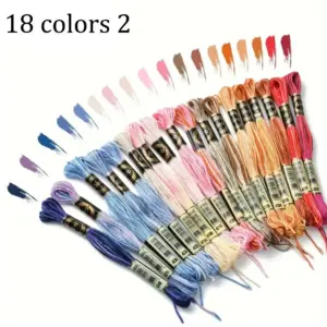 Vibrant 18-Color Embroidery Thread Kit 16 S8e3ab9398ccf422ab0deee9922c8ae941