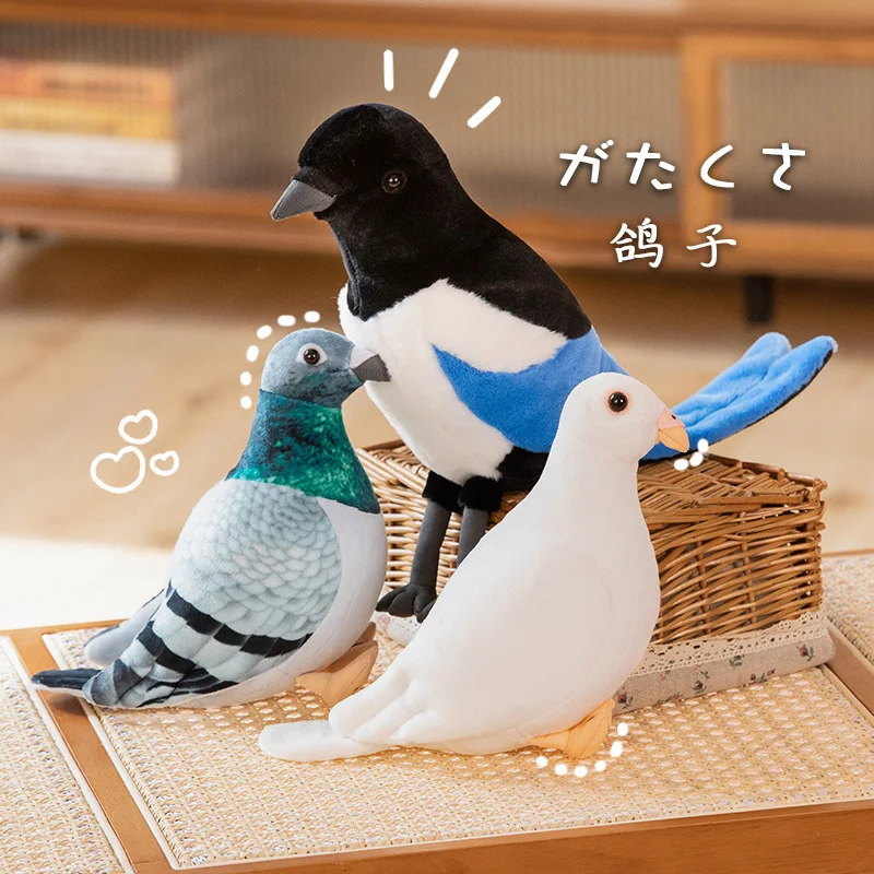 20cm Cartoon-Style Plush Pigeon Toy in Multiple Colors 5 20cm Cartoon-Style Plush Pigeon Toy in Multiple Colors - Image 5