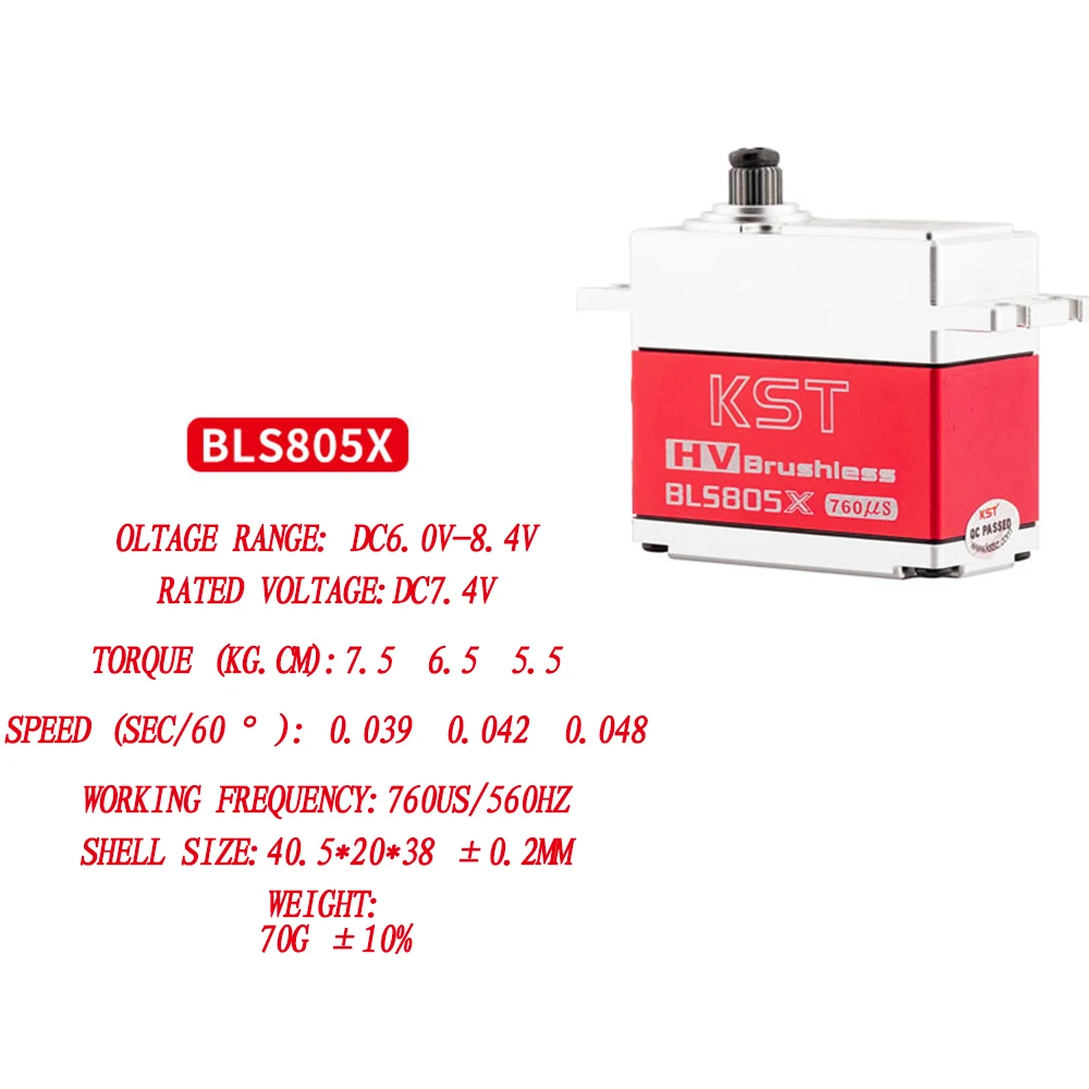 KST BLS905X & BLS815 Brushless RC Servos Set 3 KST BLS905X & BLS815 Brushless RC Servos Set - Image 3