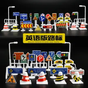Vibrant 56-Piece Traffic Scene DIY Set 13 S8ea4265953ed440e9ac7faa565d060b6a
