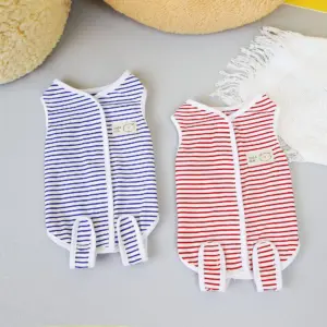 Striped Cat Post-Surgery Recovery Suit in Sizes S-XL 12 S8ec03638de0846d4b149c0e46041628c3