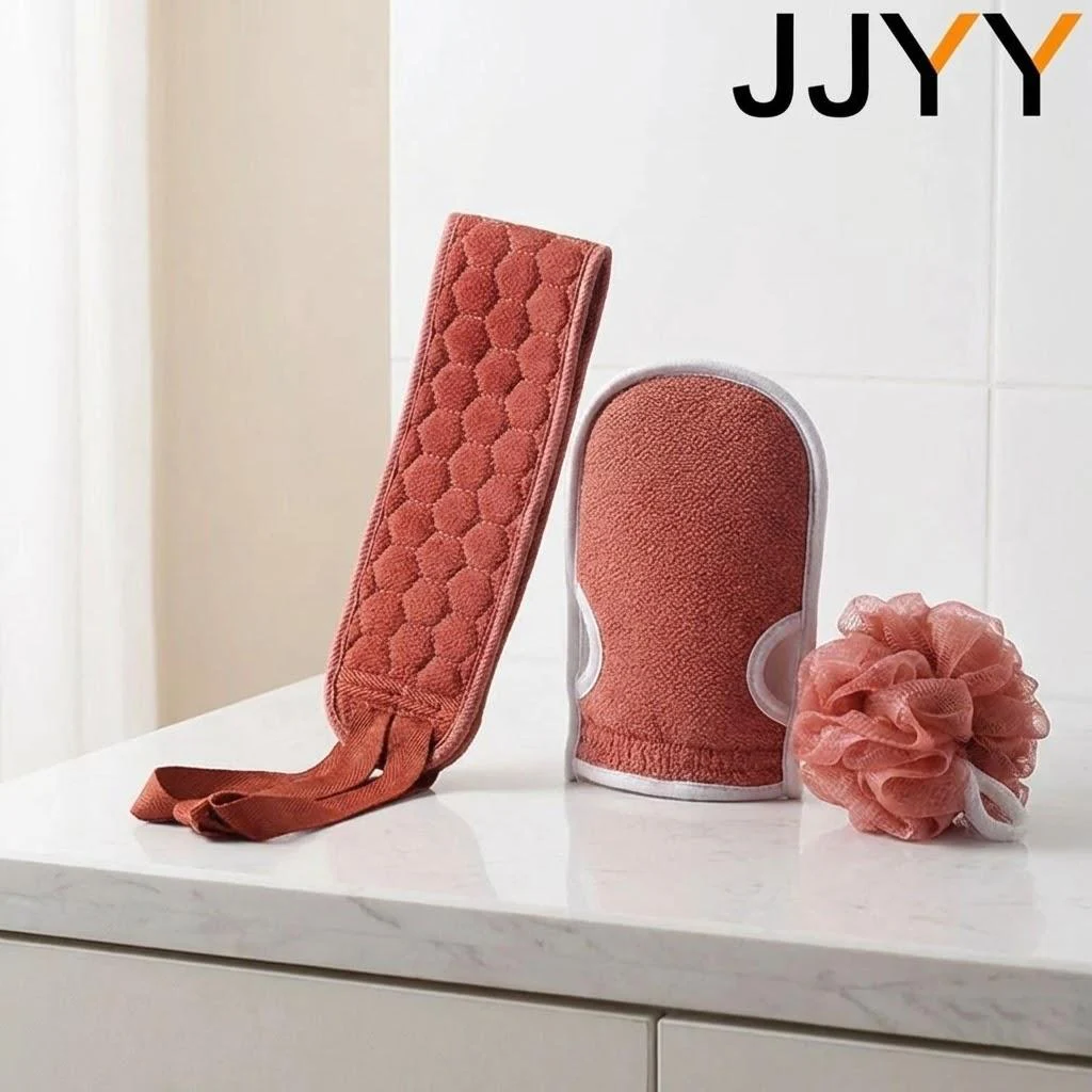 Exfoliating Bath Set with Back Scrubber and Gloves 8 Exfoliating Bath Set with Back Scrubber and Gloves - Image 8