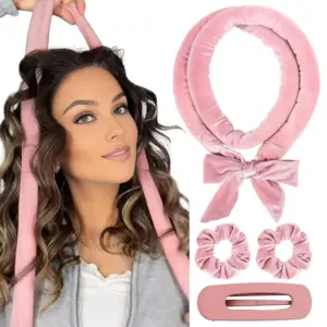 No Heat Velvet Curling Set for Women 10 S8ef432fedf9345b0a8812a0d9b927d3ai