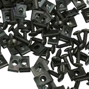 Automotive Fastener Set with 50 Iron Screws & Clips 15 S9013dfe034f249e39e38a4fa54f70540Z