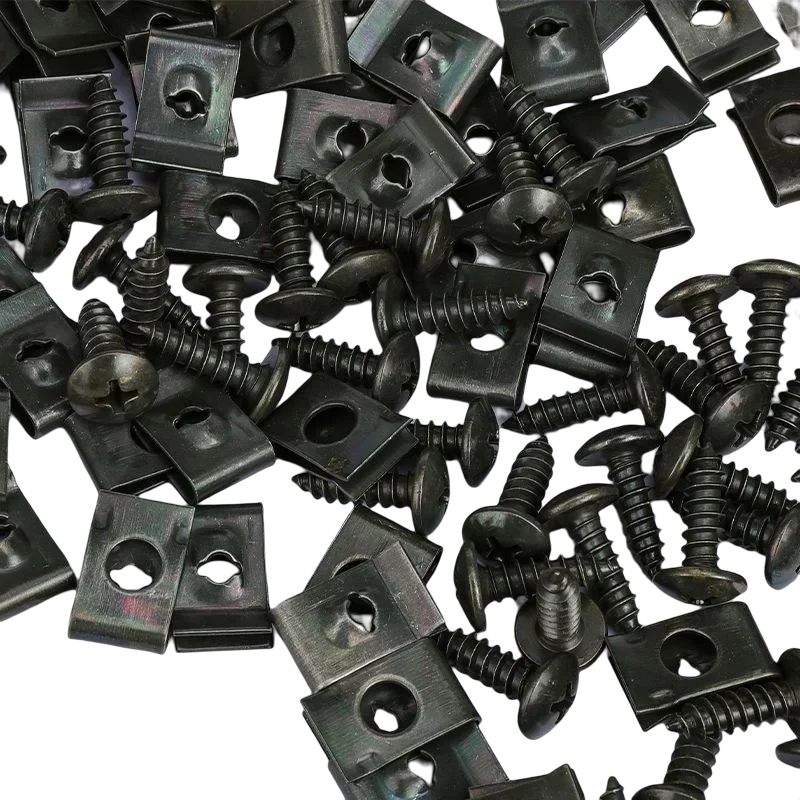 Automotive Fastener Set with 50 Iron Screws & Clips 6 Automotive Fastener Set with 50 Iron Screws & Clips - Image 6