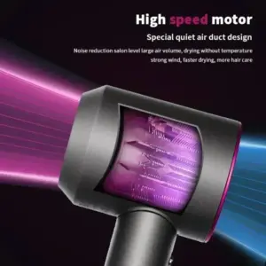 Pink Cordless Hair Dryer with Magnetic Nozzles 11 S907e4cf841224e748f38808154ed20d09