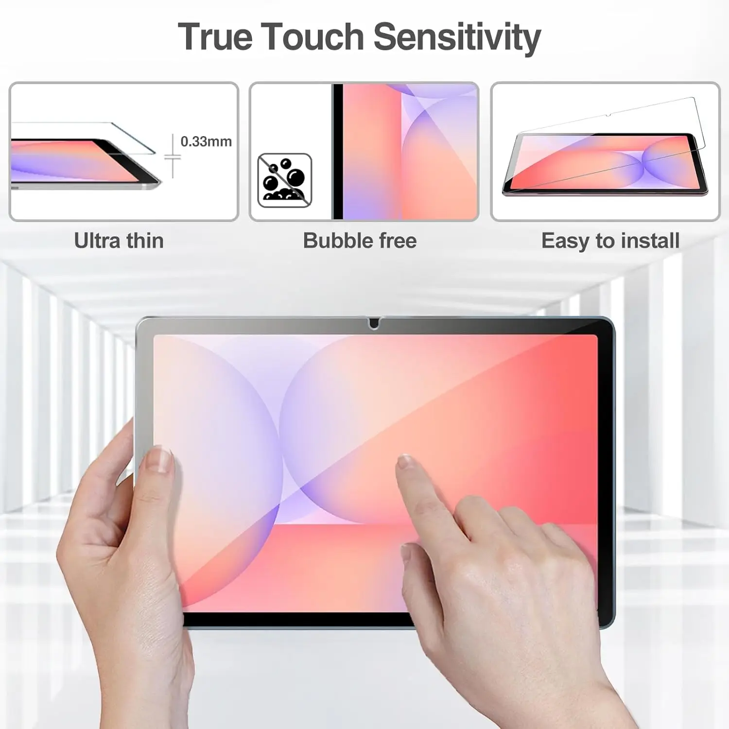 Samsung Galaxy Tab S10 Lite Tempered Glass Set 3 Samsung Galaxy Tab S10 Lite Tempered Glass Set - Image 3